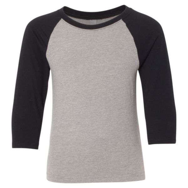 Youth CVC Three-Quarter Sleeve Raglan Thumbnail