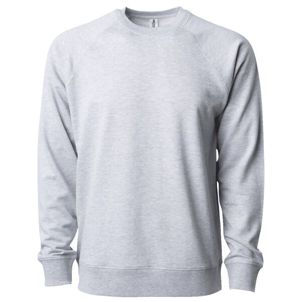 Icon Unisex Lightweight Loopback Terry Crewneck Sweatshirt Thumbnail